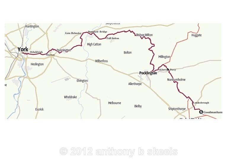 Goodmanham to York Minster 33 miles - SAINT PAULINUS PILGRIMAGE TRAIL