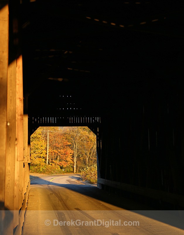 Bloomfield Creek Covered Bridge - interior - Covered Bridges of New Brunswick