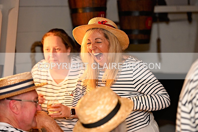 HMS PICKLE-169 - PICKLE NIGHT HMS WARRIOR 1860
