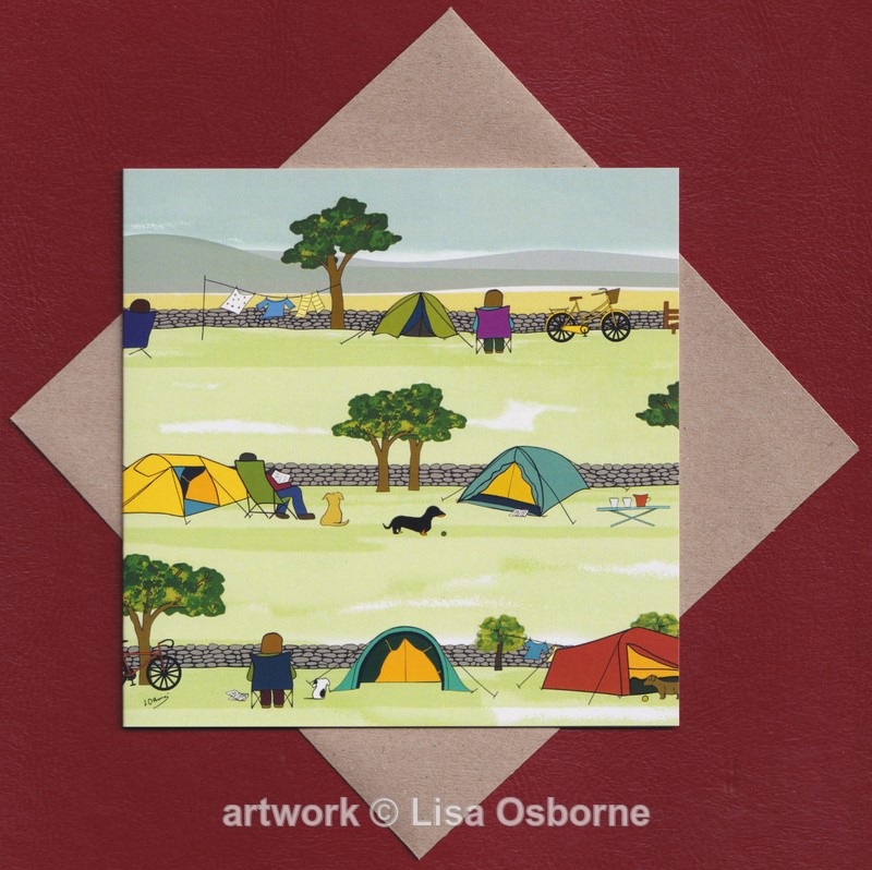 Camping greeting cards - Cards