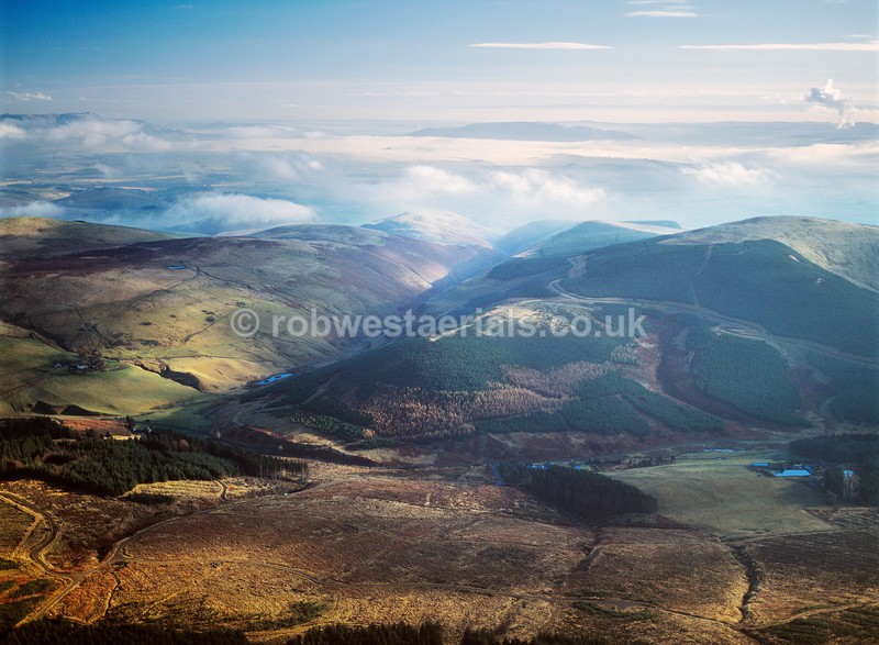 aerial pictures of Scotland Scotlands mountains hills moors highlands