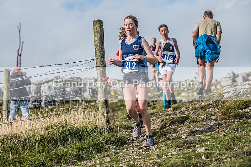 Year 8-9-240 - The English Schools Fell Running Championship Giggleswick Year 8-9 Sunday 6th October 2024