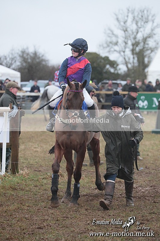 PtP 260125 419 - Cocklebarrow Point-to-Point racing with the Heythrop Hunt 26/01/25