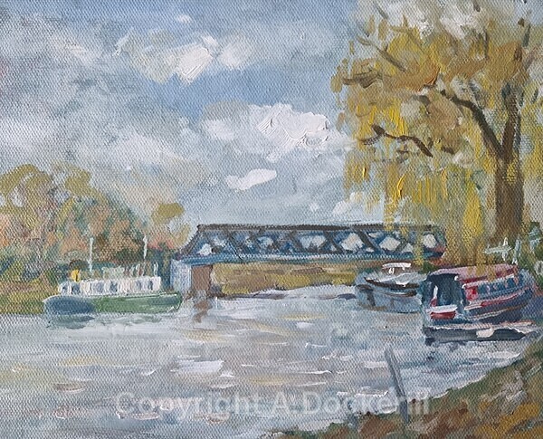 Ely Riverside - Oil Paintings