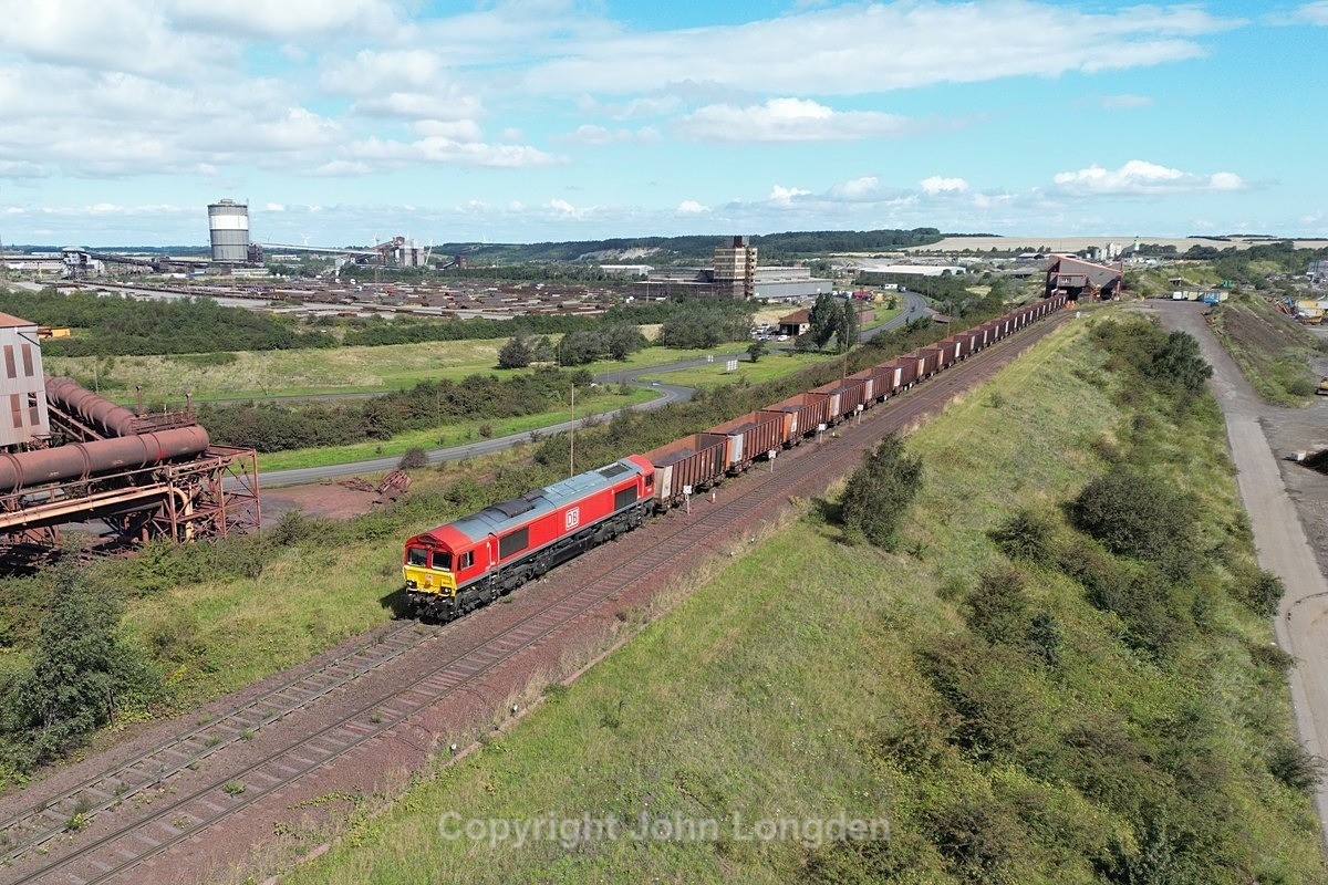 JL - 15.8.23 66149 6T23 Immingham Ore Terminal - Santon, Santon - North Lincs