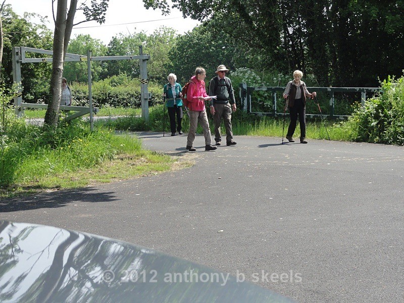 036  Entering White house Lane Car park for the A642 - SAINT PAULINUS PILGRIMAGE TRAIL