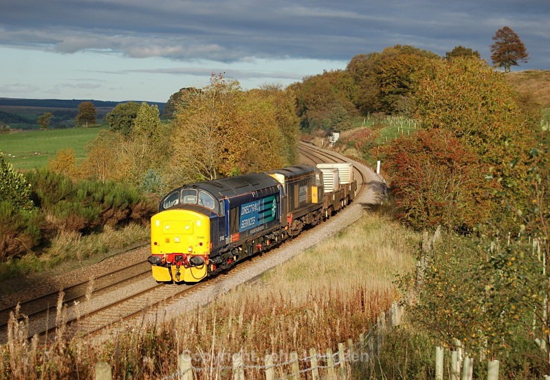 24.10.13 37402 20301 6M60 Seaton on Tees - Sellafield, Naworth Parks - Tyne Valley (west to east)