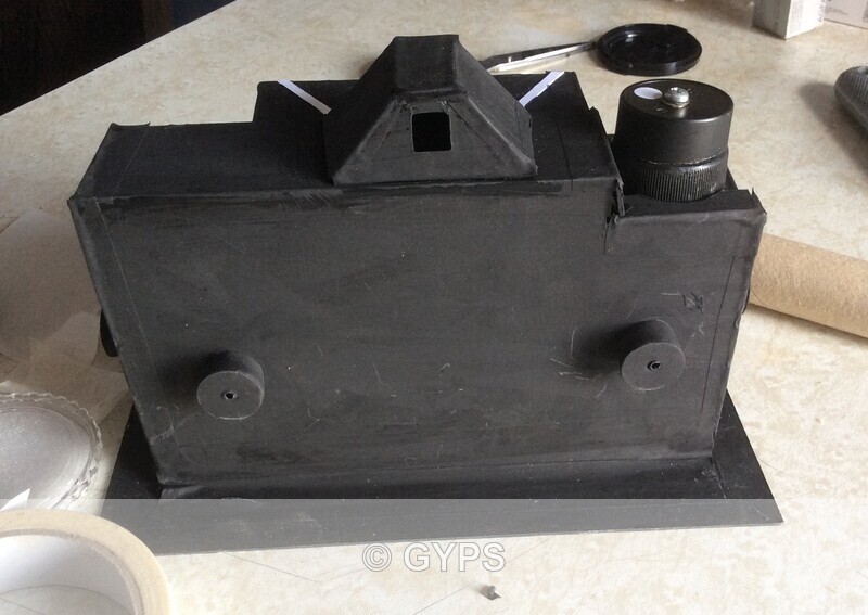 John Bracey’s cardboard camera - John Bracey’s cardboard film camera