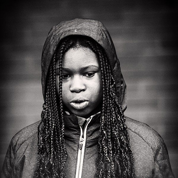 Girl In Mono - Street Photography