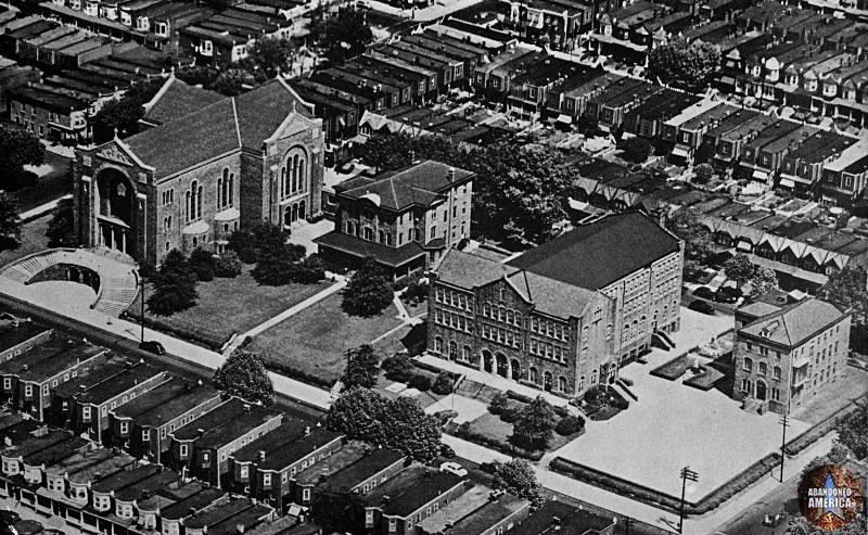 historical photos of the church of the transfiguration in philadelphia on matthew christopher murray's abandoned america
