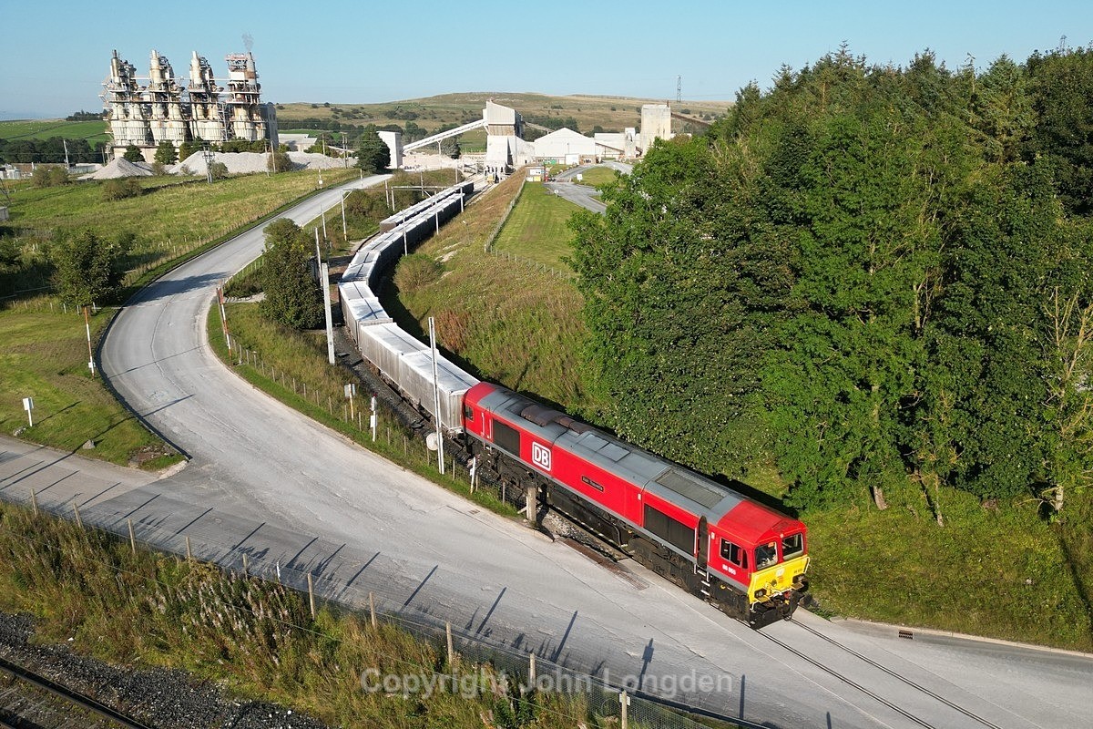 JL - 6.9.24 66055 6V71 Hardendale - Margam, Hardendale Quarry - Latest shots