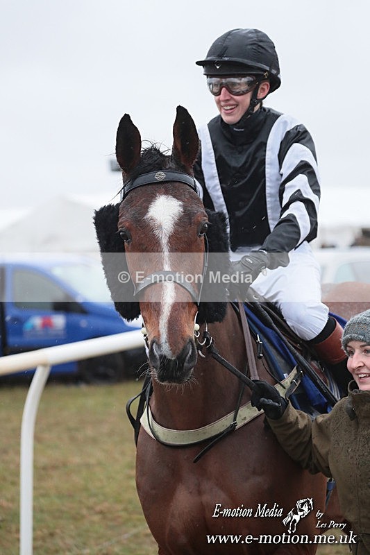 PtP 260125 204 - Cocklebarrow Point-to-Point racing with the Heythrop Hunt 26/01/25