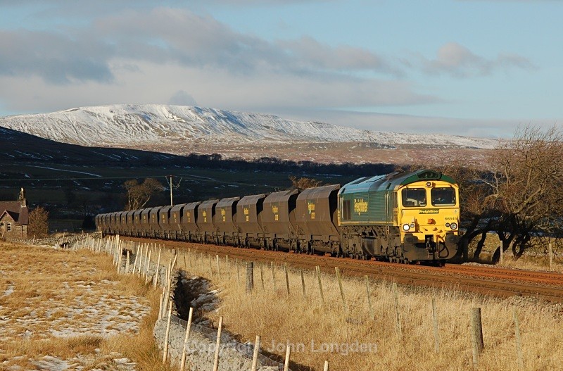 10.12.08 66545 6E73 Chalmerston - West Burton, Selside - Around Selside