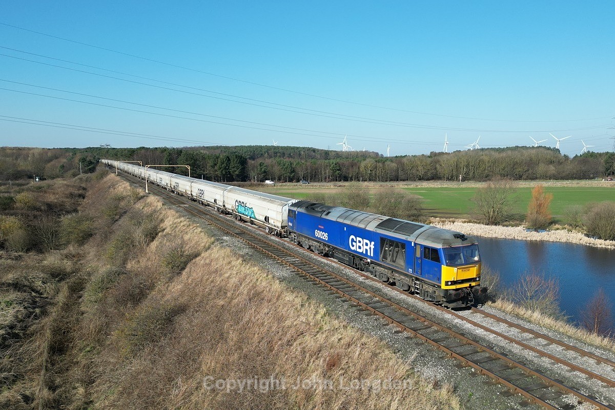 JL - 6.3.26 60026 6N86 Tyne CT - Lynemouth, Woodhorn - Latest shots