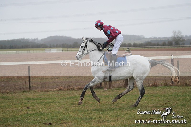 PtP 260125 521 - Cocklebarrow Point-to-Point racing with the Heythrop Hunt 26/01/25