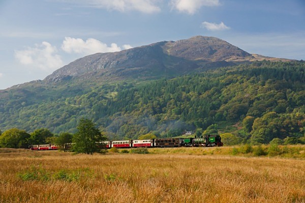 Beyer Garratt loco No.143 approaches Nantmor - Trains of Thought