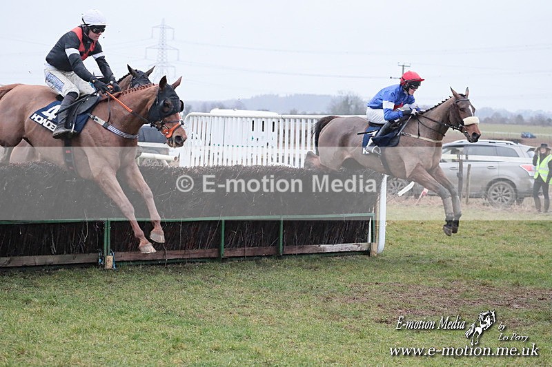 PtP 260125 871 - Cocklebarrow Point-to-Point racing with the Heythrop Hunt 26/01/25