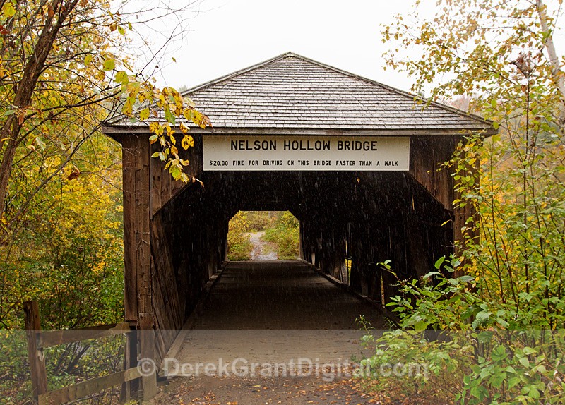 Nelson Hollow Bridge Mill Brook #0.5 - Covered Bridges of New Brunswick