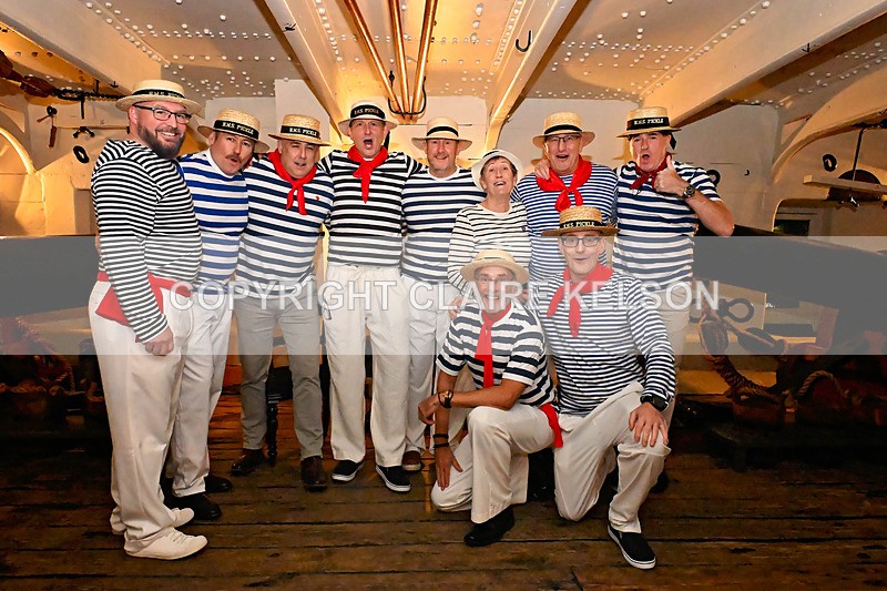 HMS PICKLE-27 - PICKLE NIGHT HMS WARRIOR 1860
