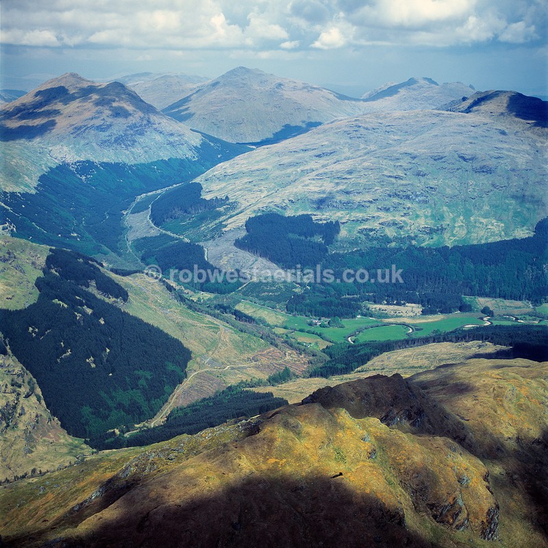 aerial pictures of Scotland Scotlands mountains hills moors highlands