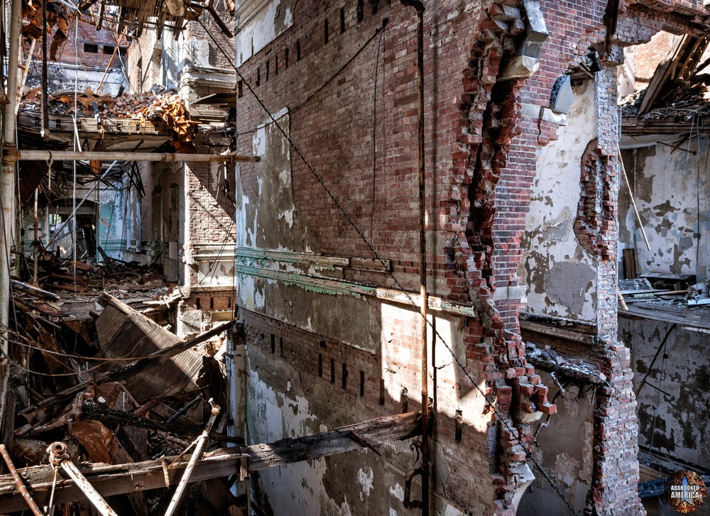 Three Story Collapse  | Hudson River State Hospital - Hudson River State Hospital