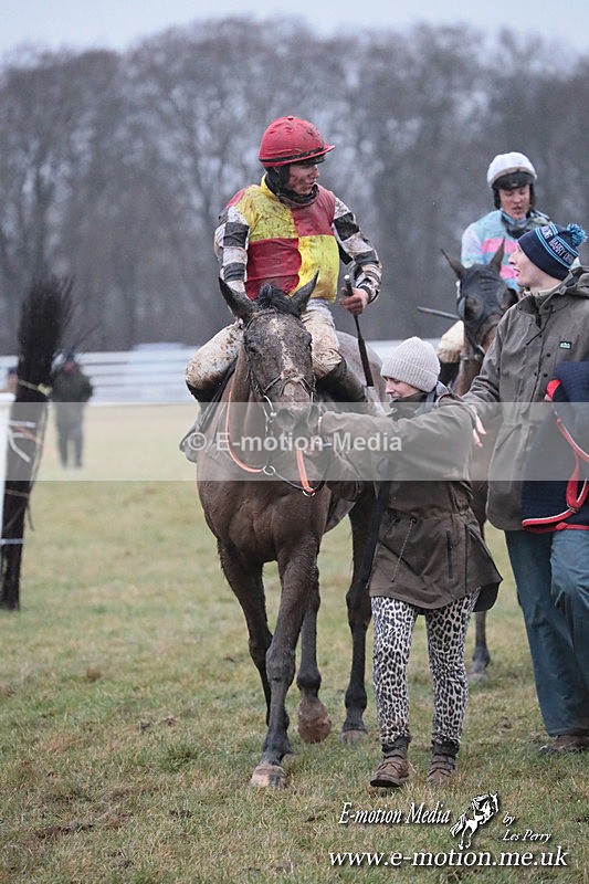 PtP 260125 924 - Cocklebarrow Point-to-Point racing with the Heythrop Hunt 26/01/25