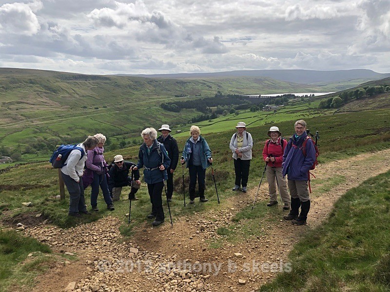 041 We made its now just the shallow Woo ravine and ford to cross - The Nidderdale Way Collection