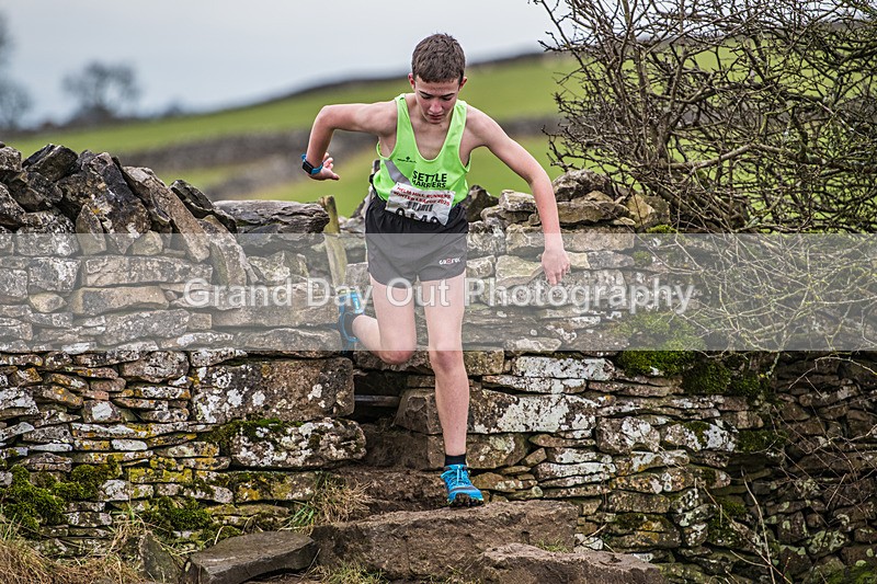 Cunswick U15  U17-14 - Kendal Winter League Cunswick Scar Junior Under 15 & 17 Fell Races Sunday 26th January 2025