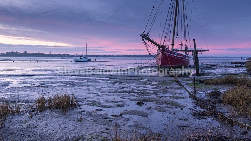 Blue Hour at Heybridge Basin:164E - Essex Coast