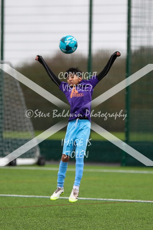 1DX20677 - 2026-02-15 FC Abbey Meads U13 Purple V Royal Wootton Bassett Town Youth U13 Yellow