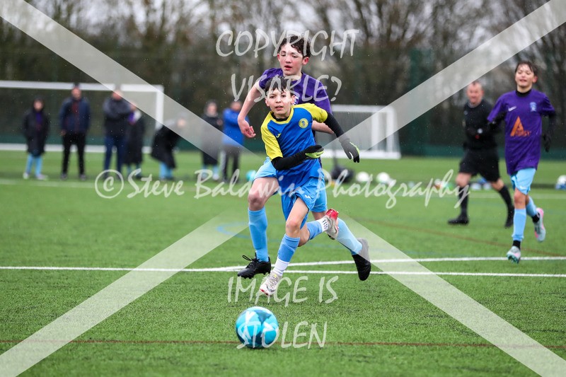 1DX20321 - 2026-02-15 FC Abbey Meads U13 Purple V Royal Wootton Bassett Town Youth U13 Yellow
