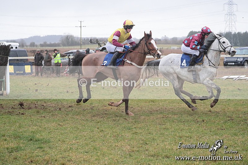 PtP 260125 573 - Cocklebarrow Point-to-Point racing with the Heythrop Hunt 26/01/25