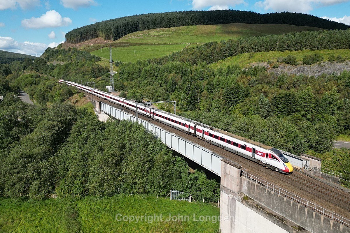 JL - 12.9.23 801217 5M04 Edinburgh - Carlisle, Harthorpe - West Coast Main Line (north to south)