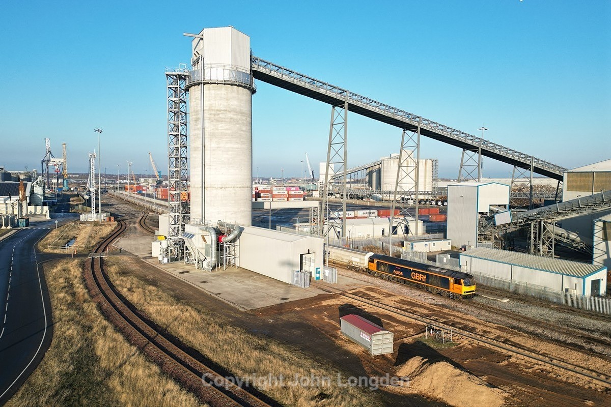 JL - 18.1.25 60056 6N85 Lynemouth - Tyne Dock, Tyne Dock - Latest shots