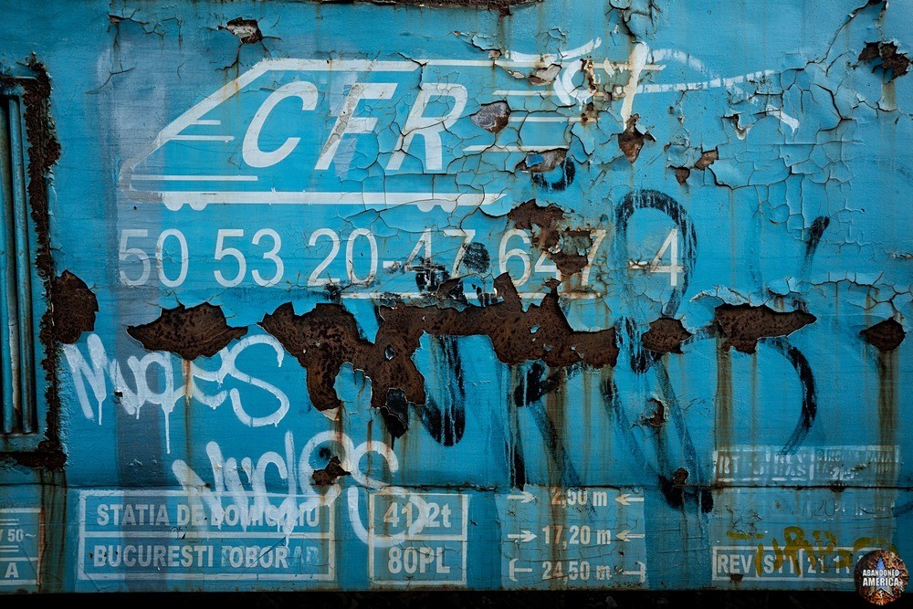 Train Graveyard Car Numbers - Abandoned Miscellania In Romania