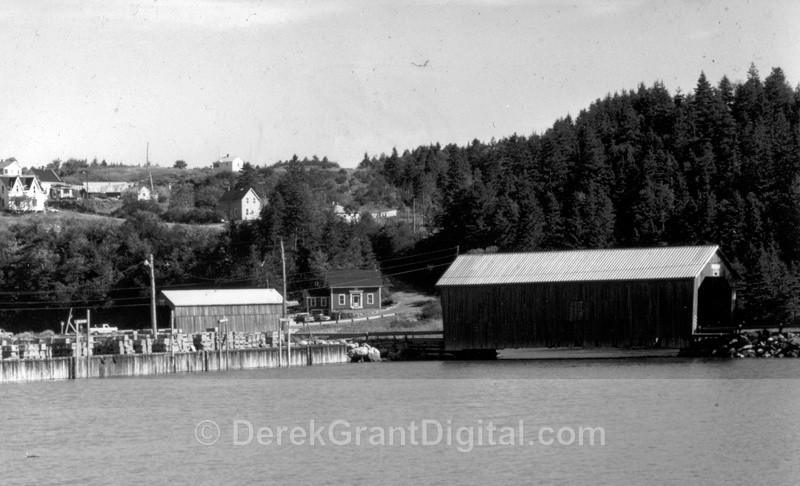 St. Martins, New Brunswick Harbour Circa 1970s - Historic New Brunswick