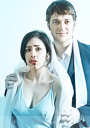 Her big fat bloody wedding - Portrait in digital