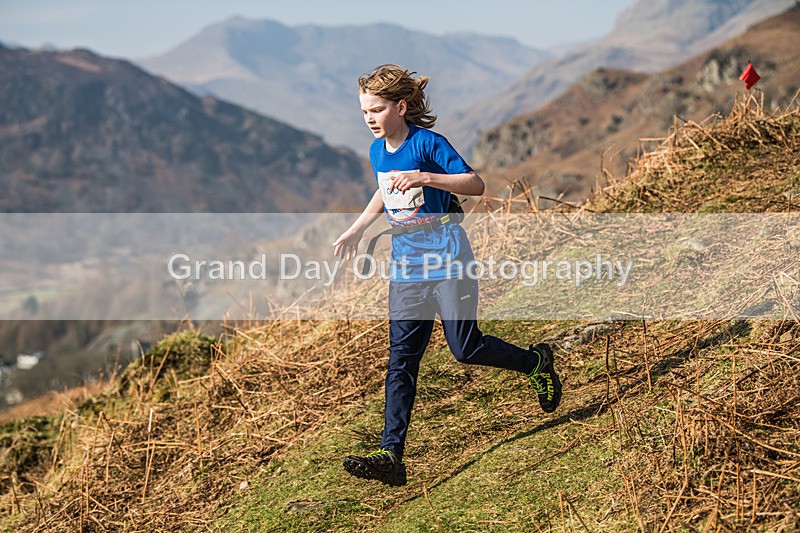 Elterwater-365 - Kendal Winter League Elterwater Under 15/17 Fell Races Sunday 9th March 2025