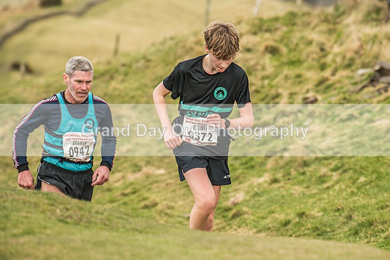 Helm Hill -735 - Kendal Winter League Helm Hill Fell Races (Under 13/15/17 & Seniors) Sunday 16th March 2025
