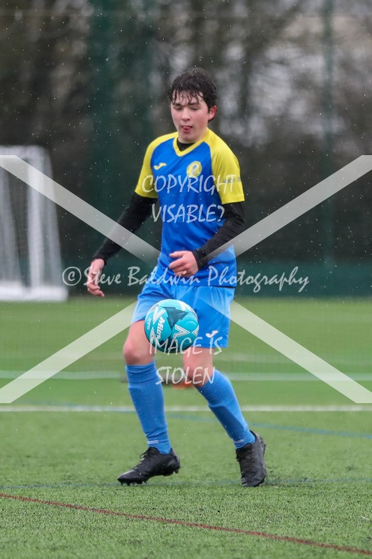 1DX20428 - 2026-02-15 FC Abbey Meads U13 Purple V Royal Wootton Bassett Town Youth U13 Yellow