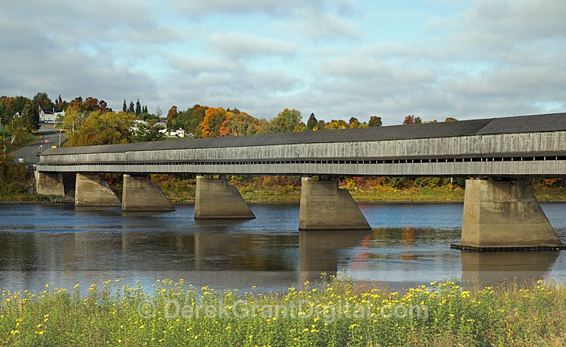 Longest Covered Bridge in the World Hartland New Brunswick Canada - Covered Bridges of New Brunswick