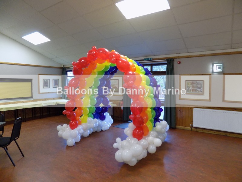 Rainbow Arch - Balloon Sculptures