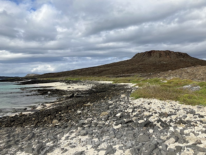 Rocky beach on Chinese Hat, Galapagos - Galapagos, Ecuador