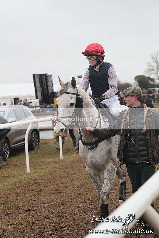 PtP 260125 433 - Cocklebarrow Point-to-Point racing with the Heythrop Hunt 26/01/25