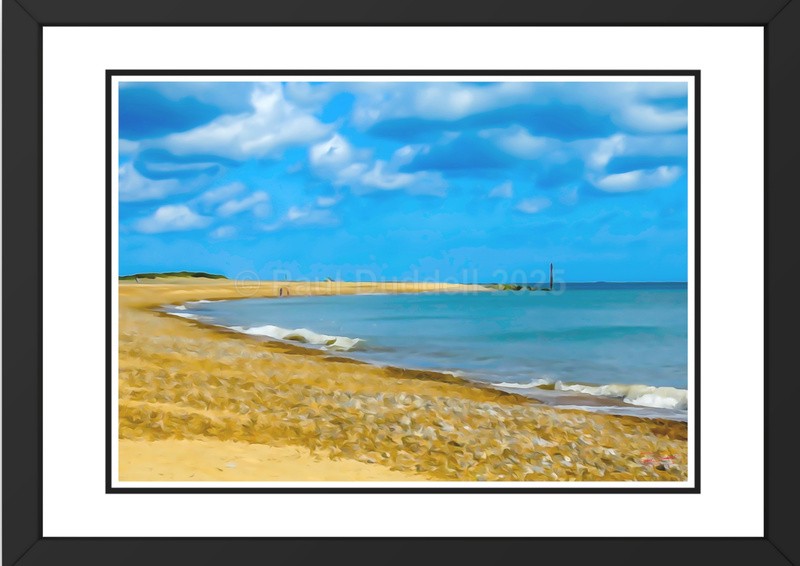 Seaside Serenity, Gorleston-On-Sea Paintings by Paul Duddell, Whispers & Strokes - Artist, Painter, and Photographer