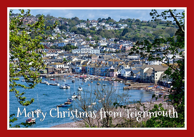 XMO73 NEW 2026 - Xmas - Teignmouth View - XMAS CARDS Teignmouth and Shaldon