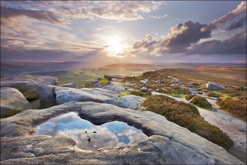 Stanage Puddle - Peak District | Dark Peak