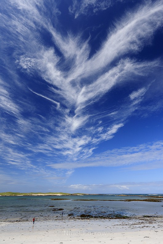 Beautiful cloud formation at Balranald, North Uist - Scotland