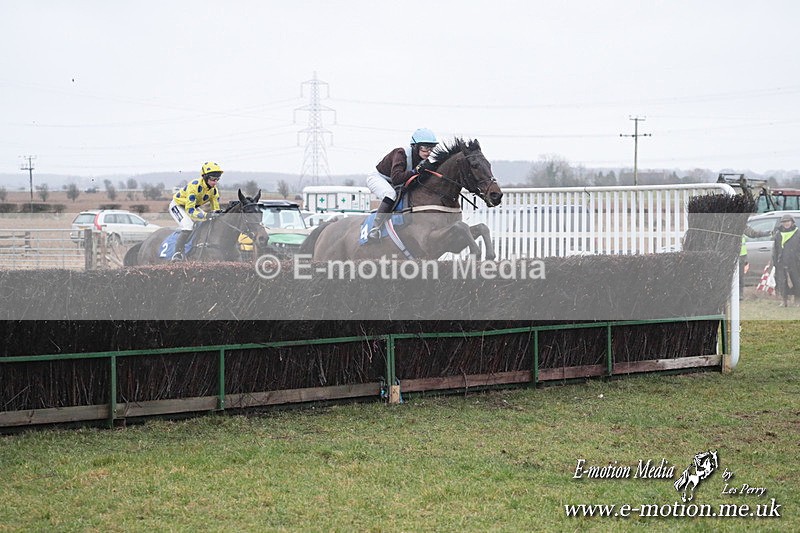 PtP 260125 723 - Cocklebarrow Point-to-Point racing with the Heythrop Hunt 26/01/25