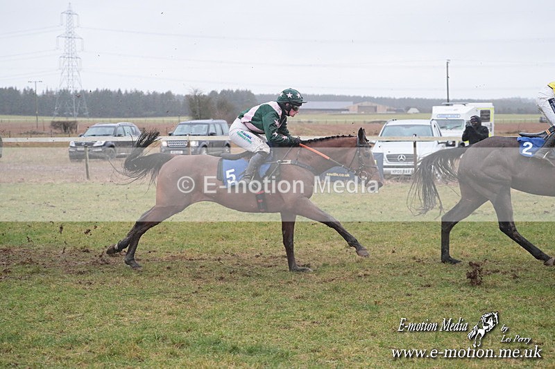 PtP 260125 753 - Cocklebarrow Point-to-Point racing with the Heythrop Hunt 26/01/25
